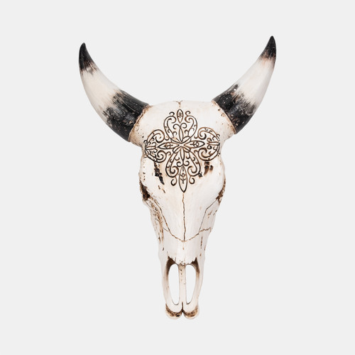 sagebrook home 19" Western Bull Skull Brown Wishlist Create New