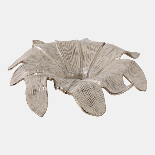 Sagebrook Home 20" Blooming Flower Metal Bowl Ivory/gold Wishlist Create New