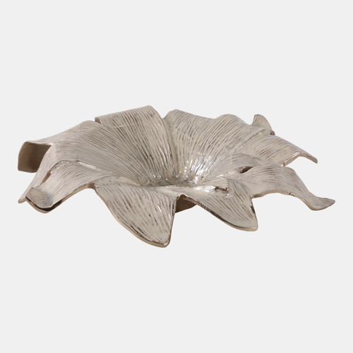 Sagebrook Home 20" Blooming Flower Metal Bowl Ivory/gold Wishlist Create New