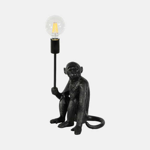 sagebrook home 20" Monkey With Lightbulb Table Lamp Black Wishlist Create New