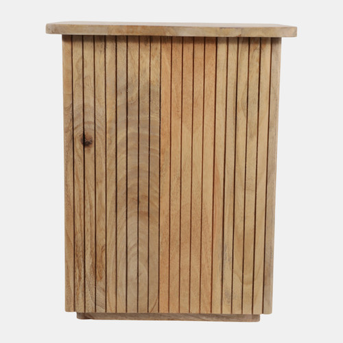 Sagebrook Home 20" Square Ribbed Accent Table Natural Wishlist Create New