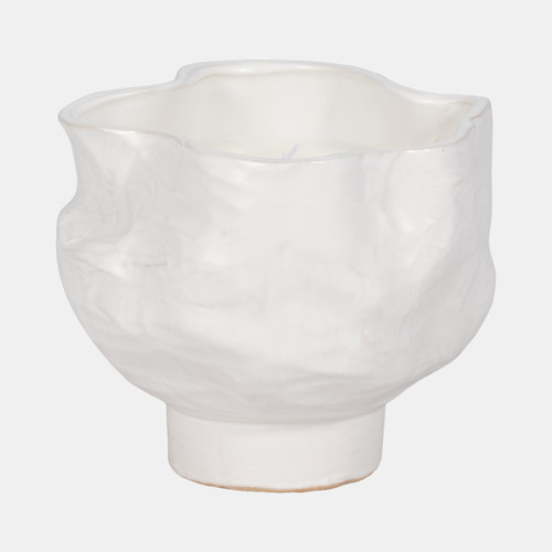 Sagebrook Home 20oz Citro Candle Wavy Bowl White Wishlist Create New