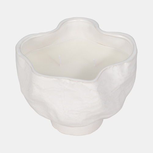 Sagebrook Home 20oz Citro Candle Wavy Bowl White Wishlist Create New