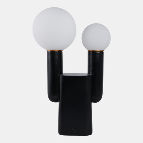 sagebrook home 20x12" Double Head Totem Lamp With Base Switch Bl Wishlist Create New