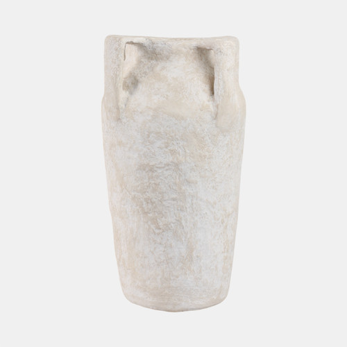 Sagebrook Home 20x12" Paper Mache Handle Vase White Wishlist Create New