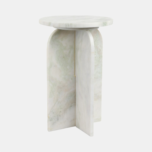 Sagebrook Home 20x13" Round Marble Accent Table Light Green Kd Wishlist Create New