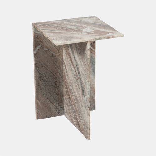 Sagebrook Home 20x13" Torrento Marble Accent Table Brown Wishlist Create New