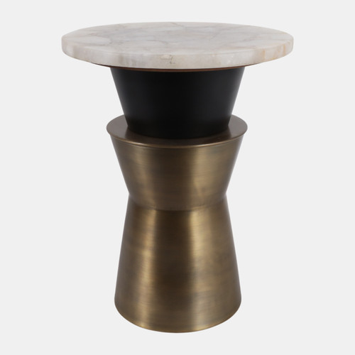 Sagebrook Home 20x16" Agate Top Metal Base Accent Table Wt/au Wishlist Create New