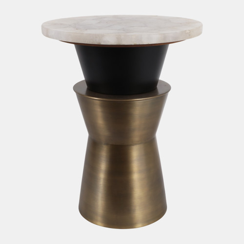 Sagebrook Home 20x16" Agate Top Metal Base Accent Table Wt/au Wishlist Create New