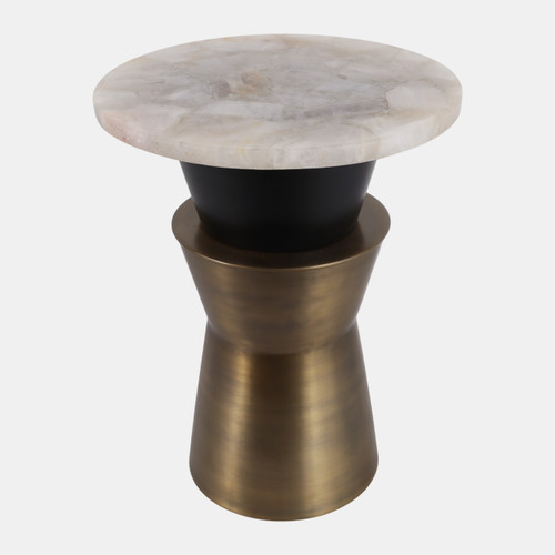 Sagebrook Home 20x16" Agate Top Metal Base Accent Table Wt/au Wishlist Create New