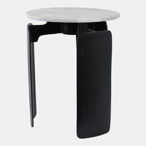 Sagebrook Home 20x16" Marble Top 3-footed Accent Table Grey/ Bla Wishlist Create New