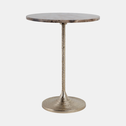 Sagebrook Home 20x16" Twisted Accent Table Marble Top Brown/gold Wishlist Create New