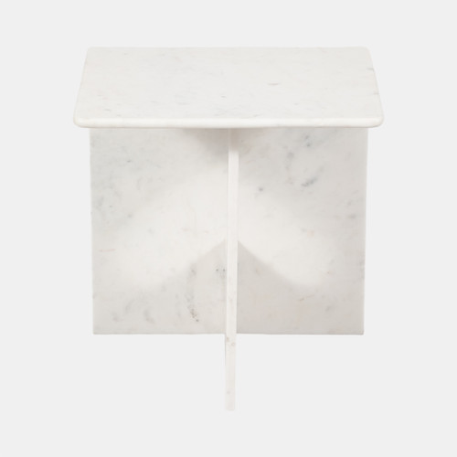 sagebrook home 20x18" Marble Accent Table White Wishlist Create New