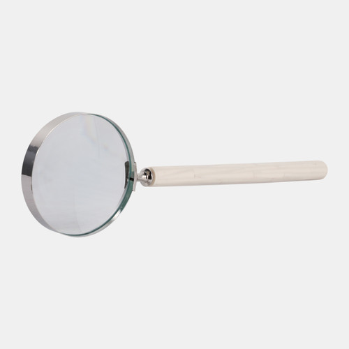 Sagebrook Home 20x5" Xl Resin Magnifying Glass Ivory Wishlist Create New