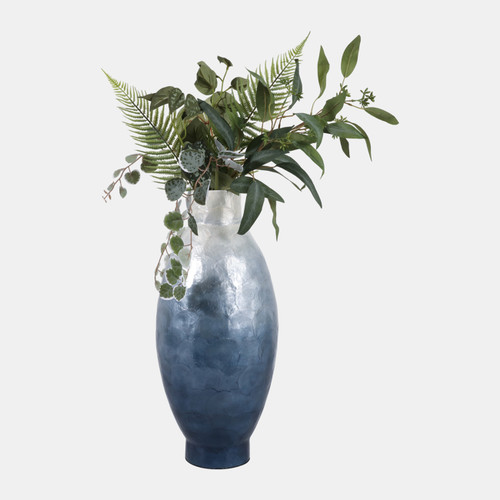 Sagebrook Home 20x9" Ombre Capiz Vase Ivory/blue Wishlist Create New