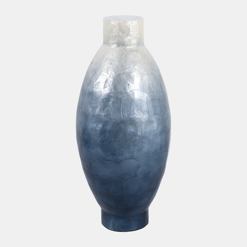 Sagebrook Home 20x9" Ombre Capiz Vase Ivory/blue Wishlist Create New