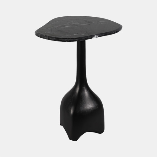 Sagebrook Home 21" Curved Top Marble Accent Table Blk Wishlist Create New