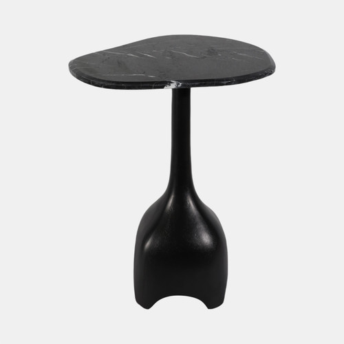 sagebrook home 21" Curved Top Marble Accent Table Blk Wishlist Create New
