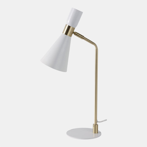 Sagebrook Home 21" Metal Table Lamp White/gold Wishlist Create New