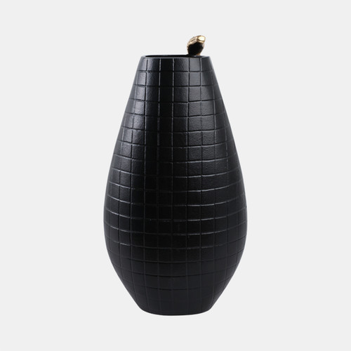 Sagebrook Home 21x11" Curved Snake On Vase Black/gold Wishlist Create New