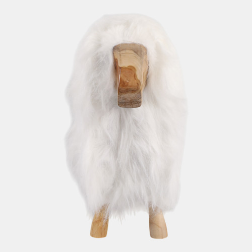 Sagebrook Home 21x20" Faux Fur Sheep White/natural Wishlist Create New