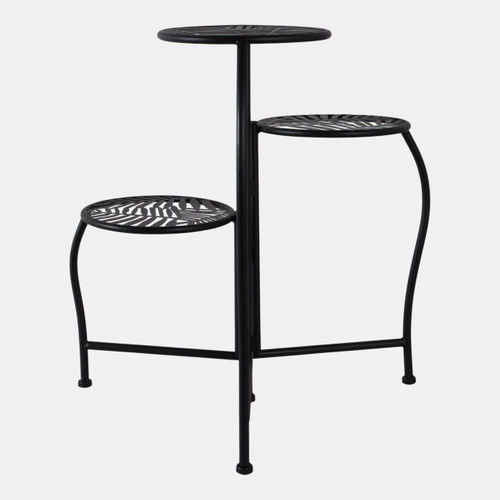 Sagebrook Home 22" Folding 3-tier Leaves Plant Stand Black Wishlist Create New