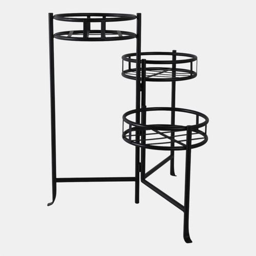 Sagebrook Home 22" Folding 3-tier Plant Stand Black Wishlist Create New