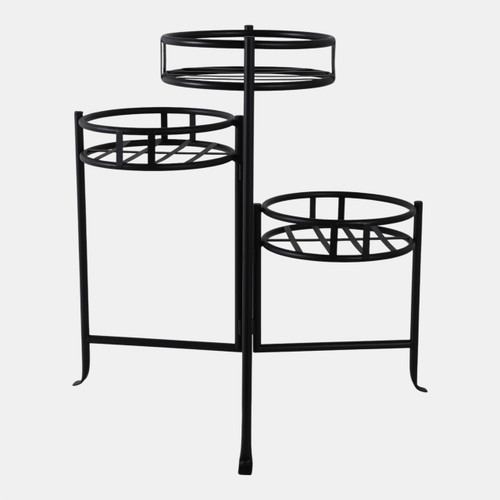 Sagebrook Home 22" Folding 3-tier Plant Stand Black Wishlist Create New