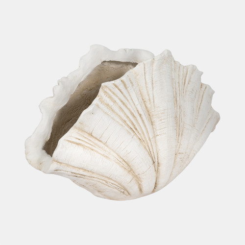 Sagebrook Home 22" Scallop Shell Decor White Wishlist Create New