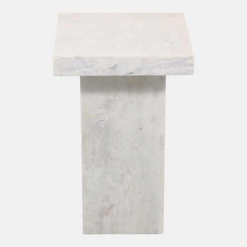 Sagebrook Home 22x14" Marble Square Side Table White Wishlist Create New