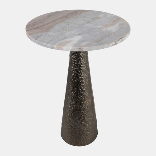 Sagebrook Home 22x15" Antique Brass Marble Top Accent Table Mult Wishlist Create New