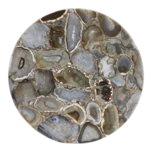 Sagebrook Home 22x16" Agate Top Wood Accent Table Brown Kd Wishlist Create New