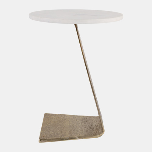 sagebrook home 22x16" Slanted Base Accent Table White/gold Wishlist Create New