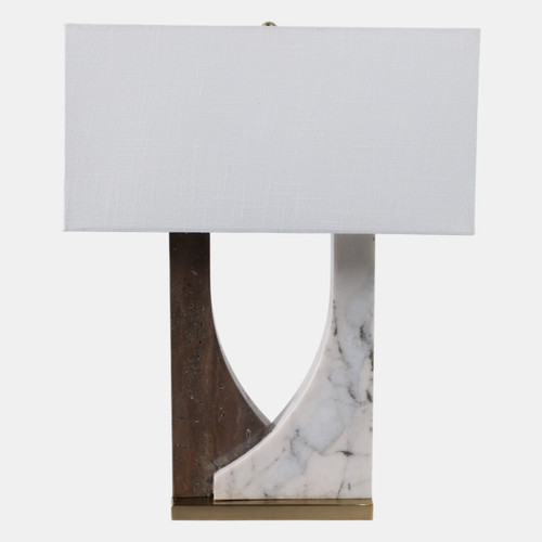 sagebrook home 22x17" 2-tone Marble Open Cut-out Lamp White/beig Wishlist Create New