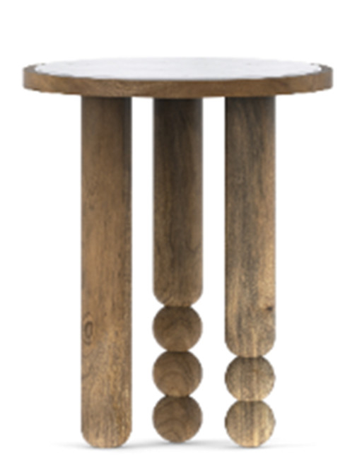 sagebrook home 22x18" 3-leg Accent Table White/natural Kd Wishlist Create New