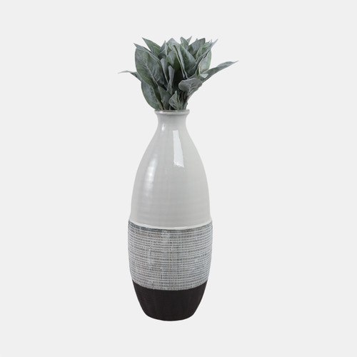 Sagebrook Home 22x9" Textured Bottom Vase Grey Wishlist Create New