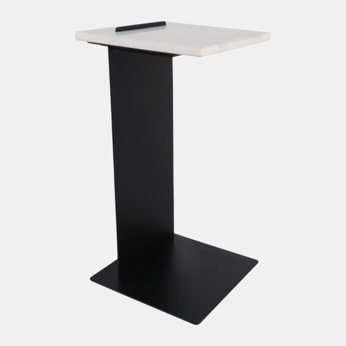 Sagebrook Home 23x12" Modern Square Top Accent Table White/black Wishlist Create New