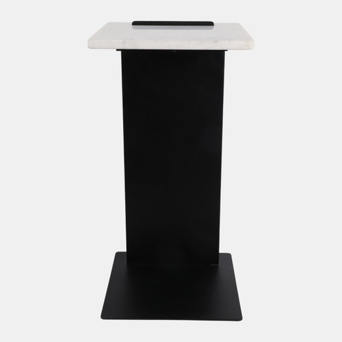 Sagebrook Home 23x12" Modern Square Top Accent Table White/black Wishlist Create New