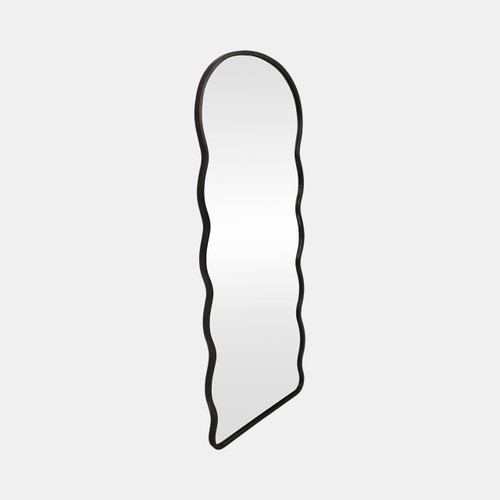 Sagebrook Home 23x55" Curvy Edged Leaner Mirror Black Wishlist Create New