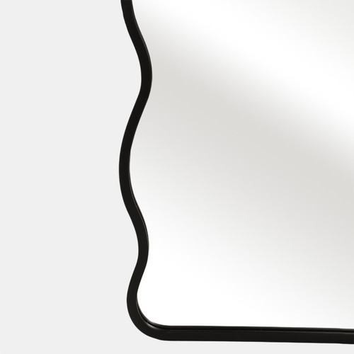 Sagebrook Home 23x55" Curvy Edged Leaner Mirror Black Wishlist Create New