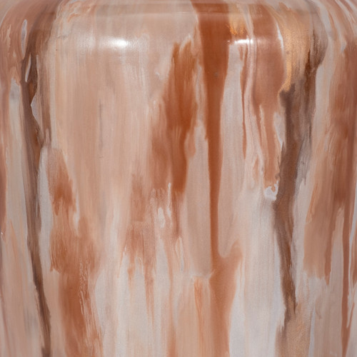 Sagebrook Home 24" Nude Drip Finish Glass Floor Vase Tan Multi Wishlist Create New