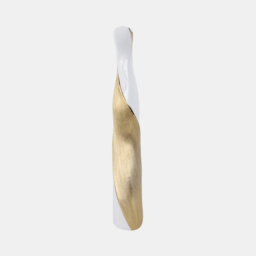 Sagebrook Home 24" Twisted Vase White/gold Wishlist Create New