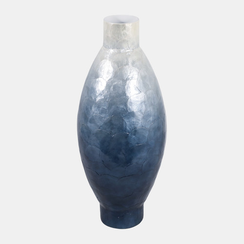 Sagebrook Home 24x10" Ombre Capiz Vase Ivory/blue Wishlist Create New