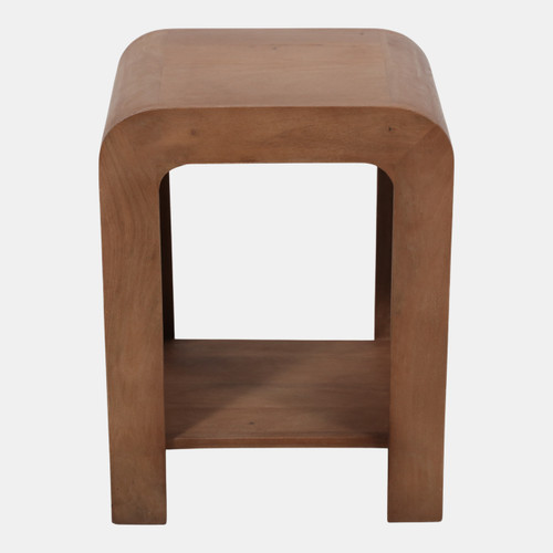 Sagebrook Home 24x18" Side Table W/shelf Chestnut Wishlist Create New