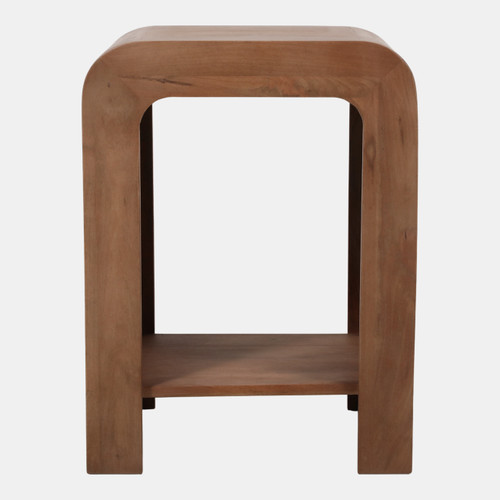 sagebrook home 24x18" Side Table W/shelf Chestnut Wishlist Create New