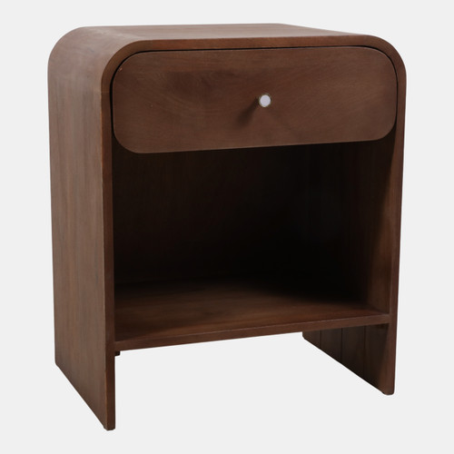 Sagebrook Home 24x20" Side Table W/ Drawer & Shelf Light Honey Wishlist Create New