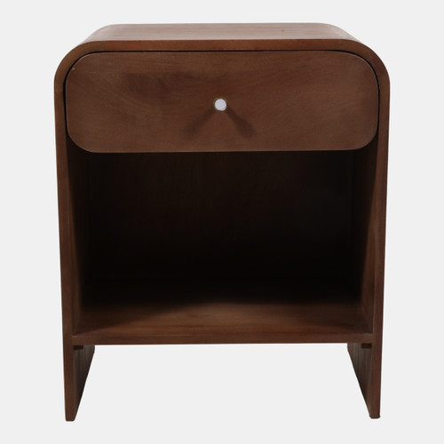 sagebrook home 24x20" Side Table W/ Drawer & Shelf Light Honey Wishlist Create New