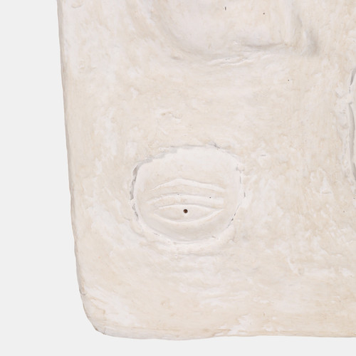 Sagebrook Home 24x24" Faces Paper Mache Wall Art White Wishlist Create New