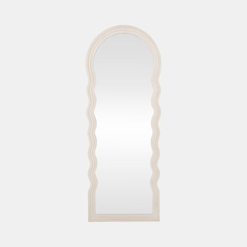 sagebrook home 24x64 Layered Curvy Leaner Mirror White Wishlist Create New