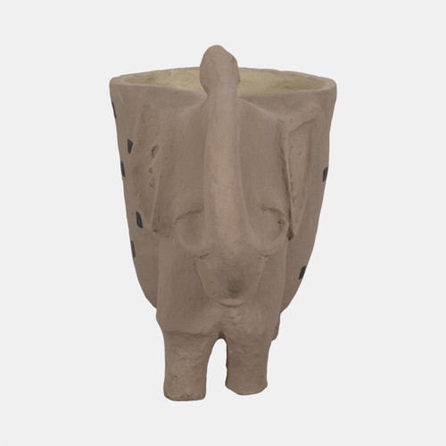 Sagebrook Home 25" Paper Mache Elephant Planter Ivory Wishlist Create New